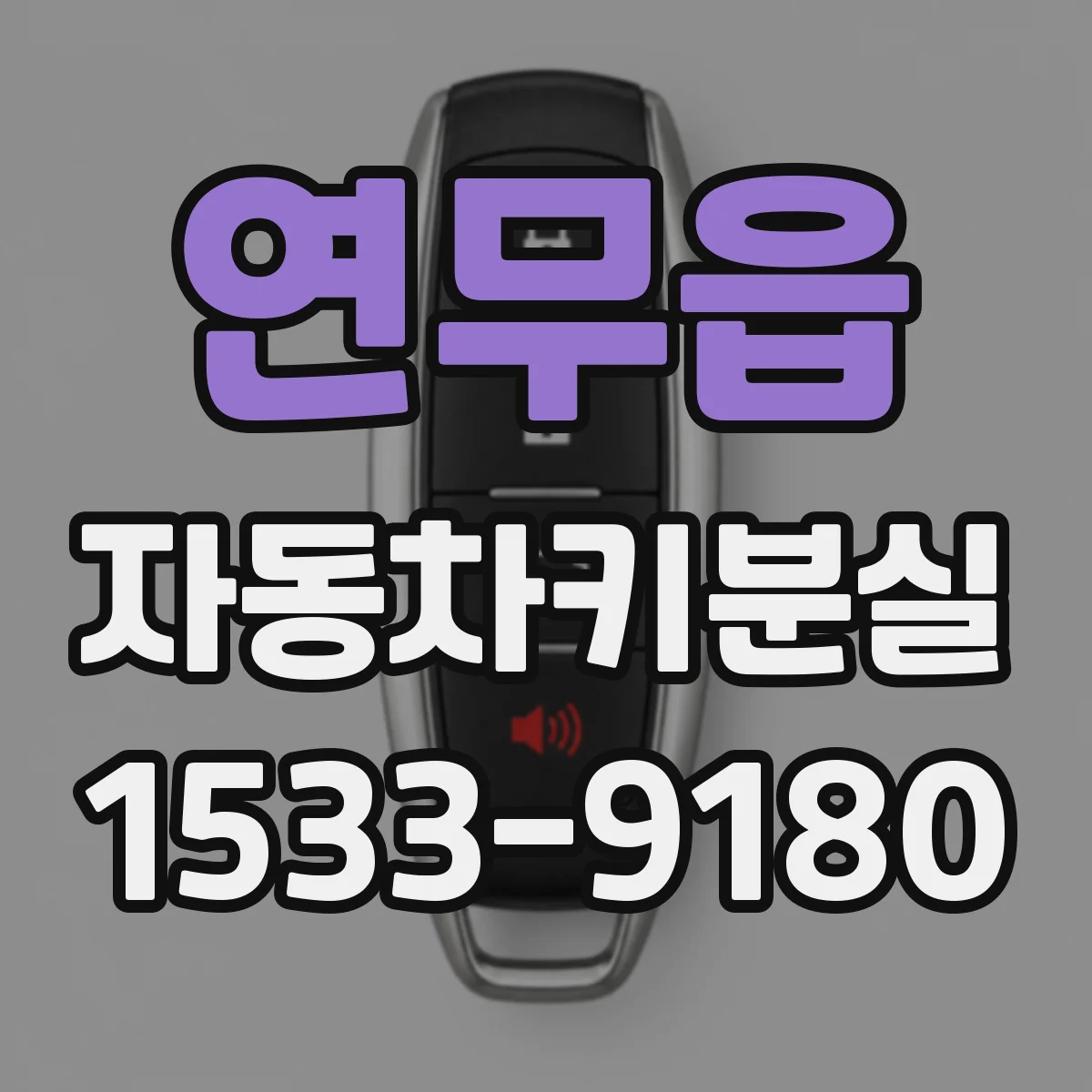 연무읍 자동차키분실
