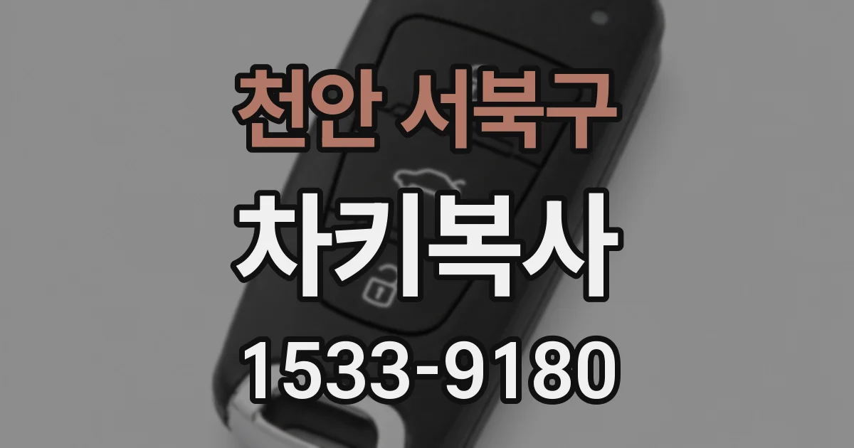 천안 서북구 차키복사