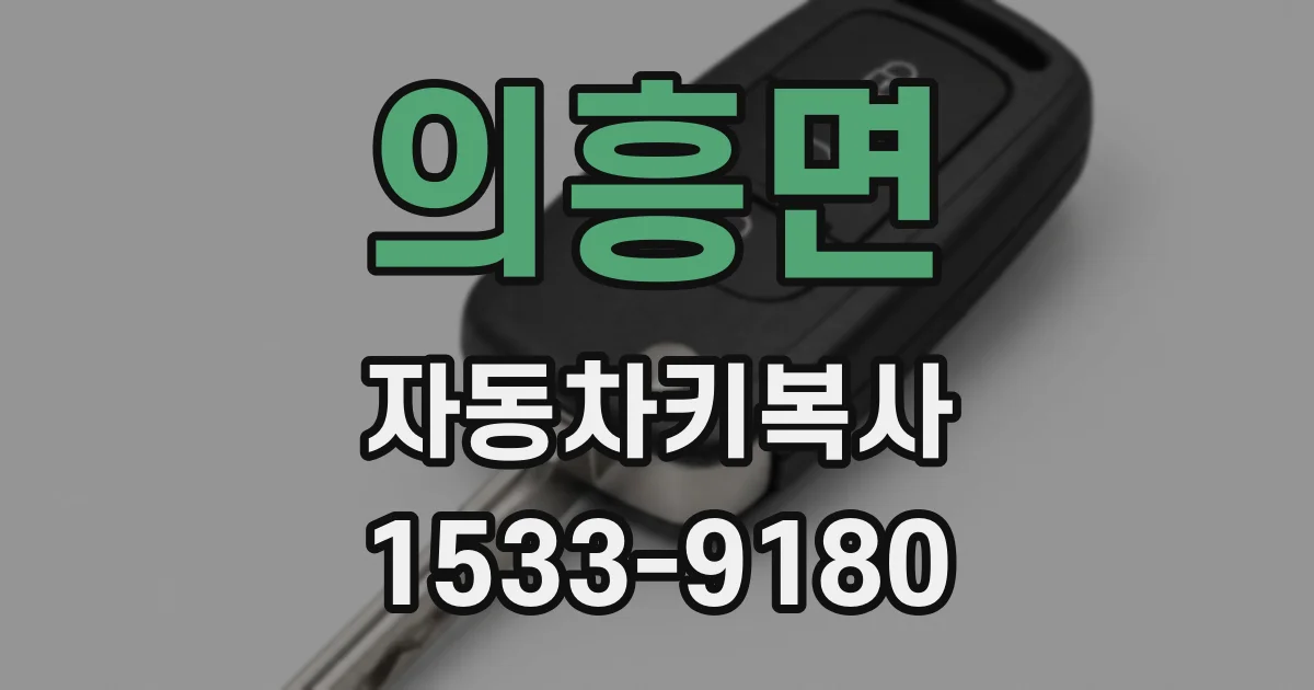 의흥면 자동차키복사