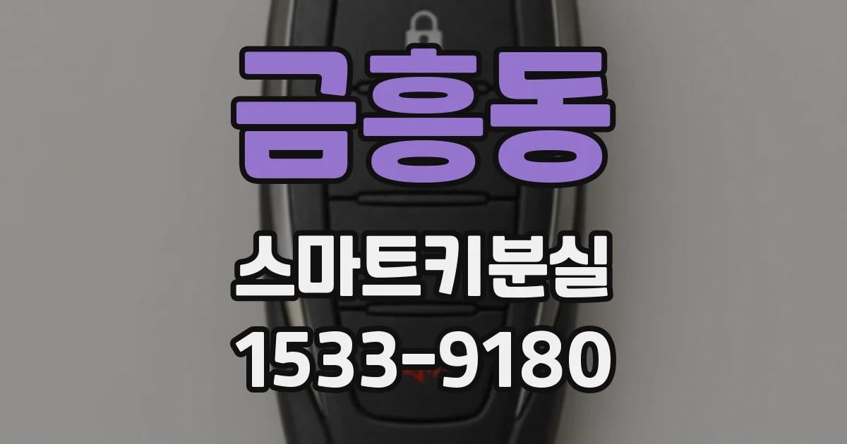 금흥동 스마트키분실
