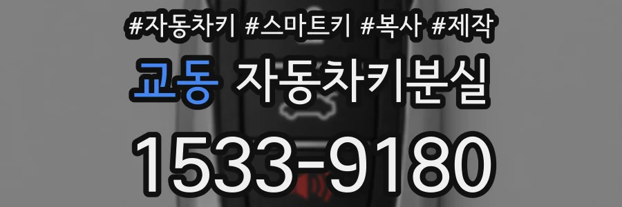 교동 자동차키분실