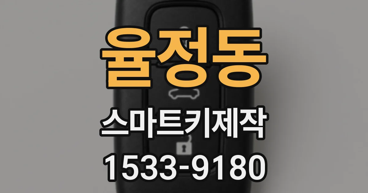 율정동 스마트키제작