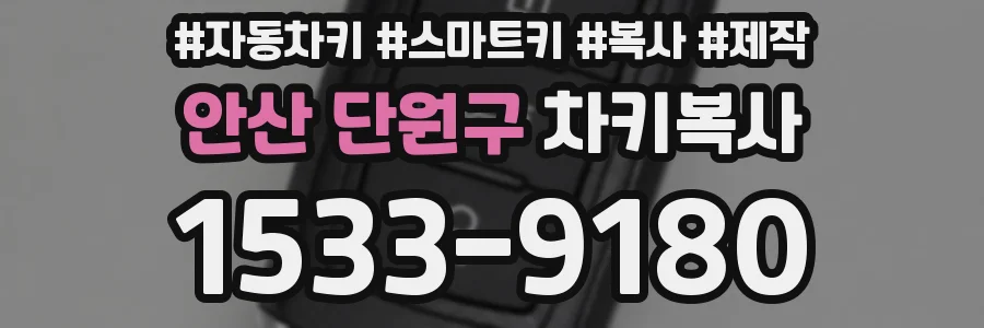 안산 단원구 차키복사