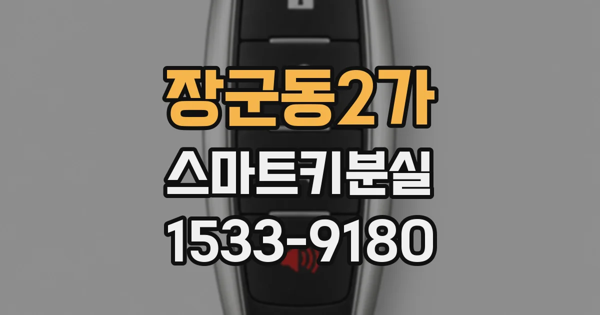 장군동2가 스마트키분실