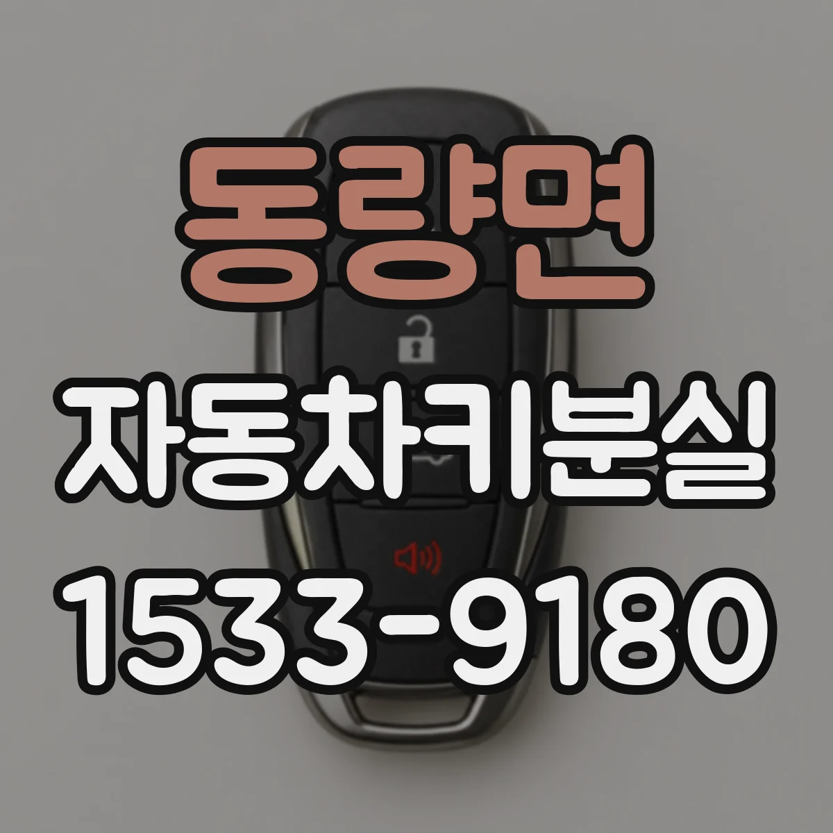 동량면 자동차키분실