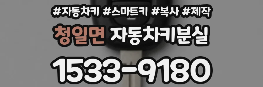 청일면 자동차키분실