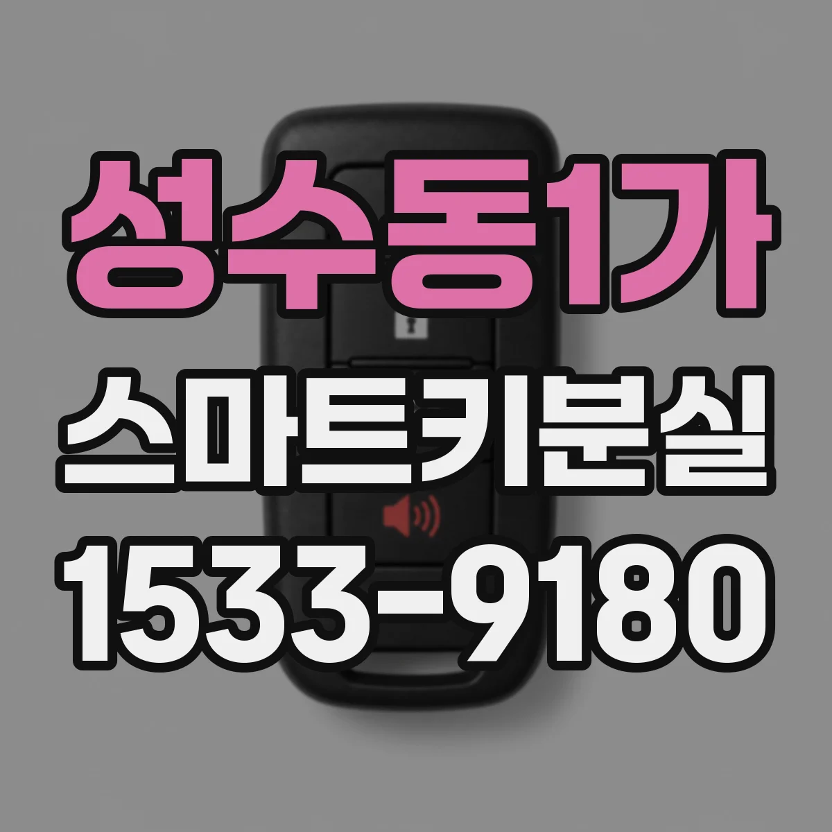 성수동1가 스마트키분실