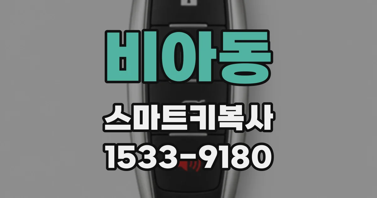 비아동 스마트키복사