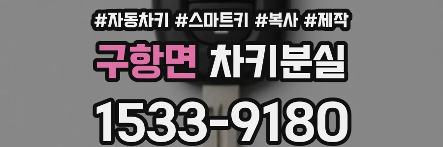 구항면 차키분실