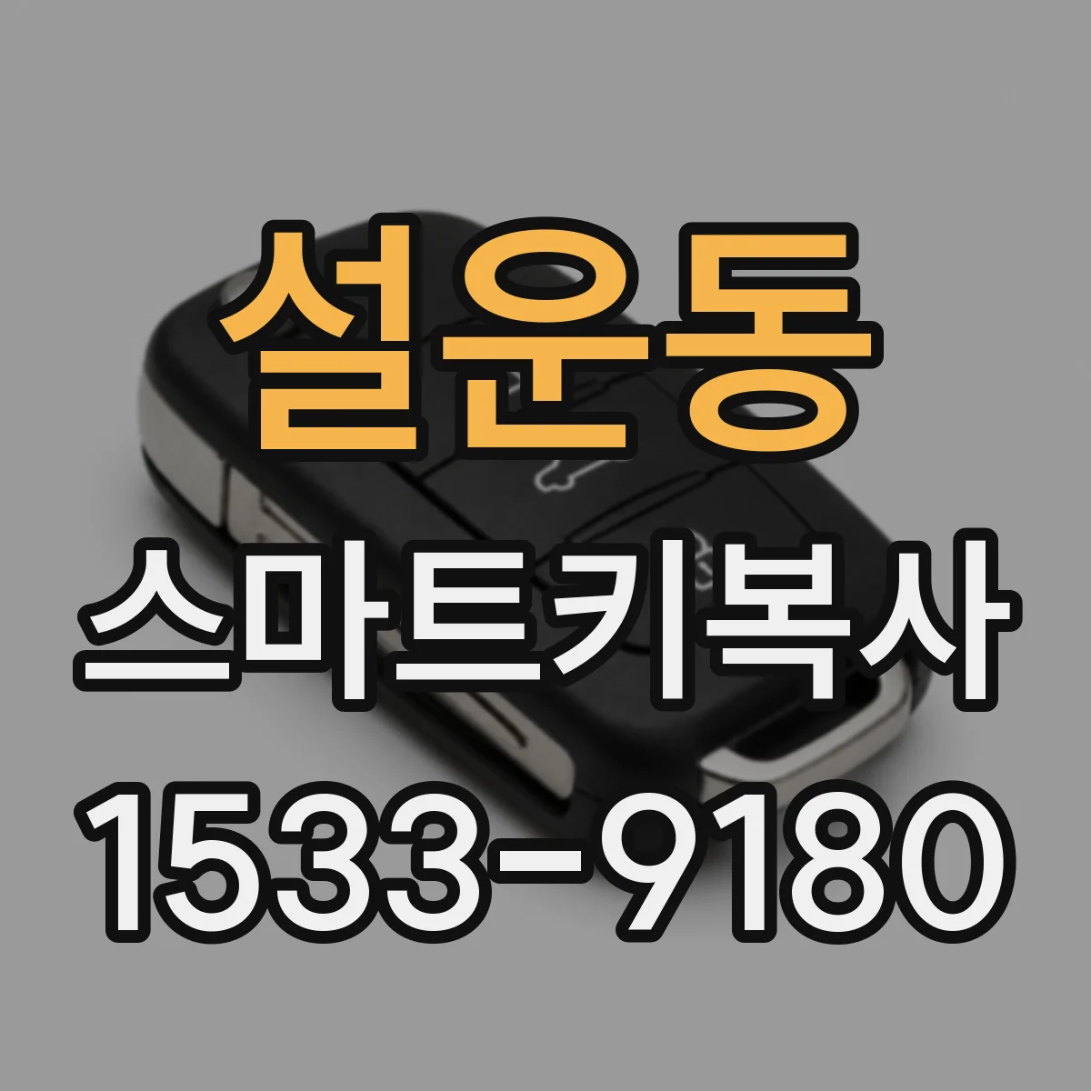 설운동 스마트키복사