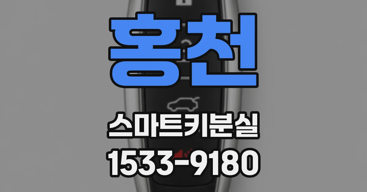 홍천 스마트키분실