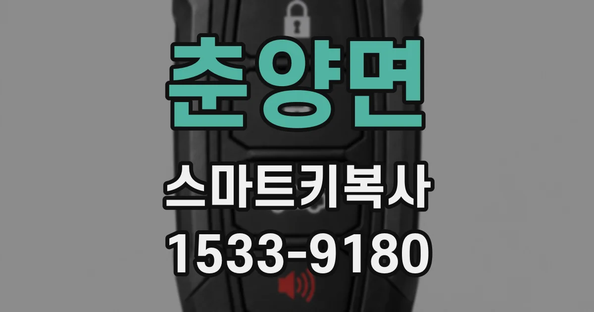 춘양면 스마트키복사