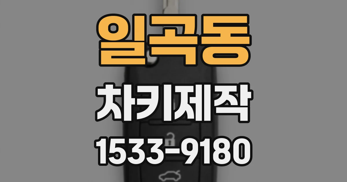 일곡동 차키제작