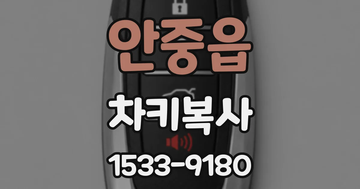 안중읍 차키복사