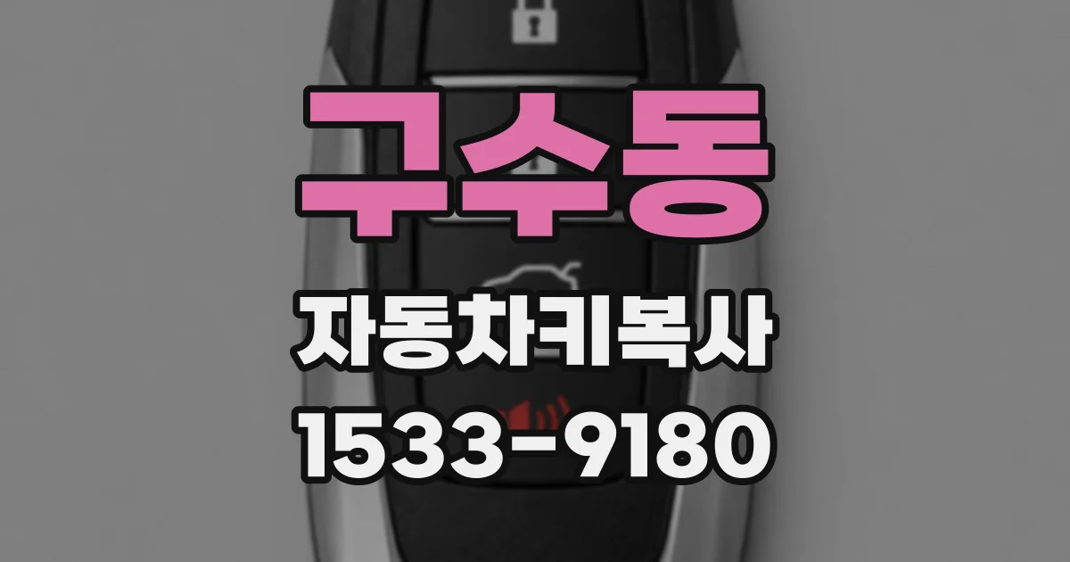 구수동 자동차키복사