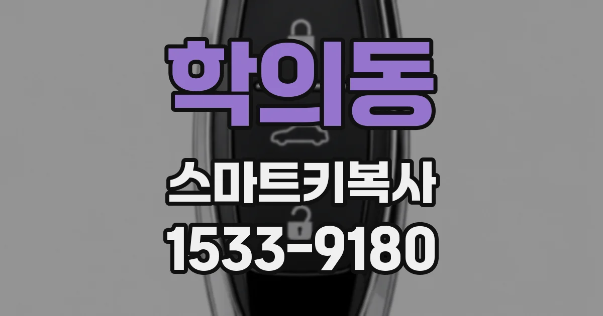 학의동 스마트키복사