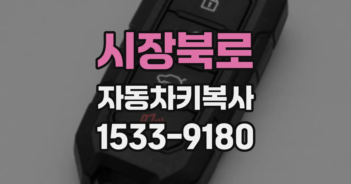 시장북로 자동차키복사