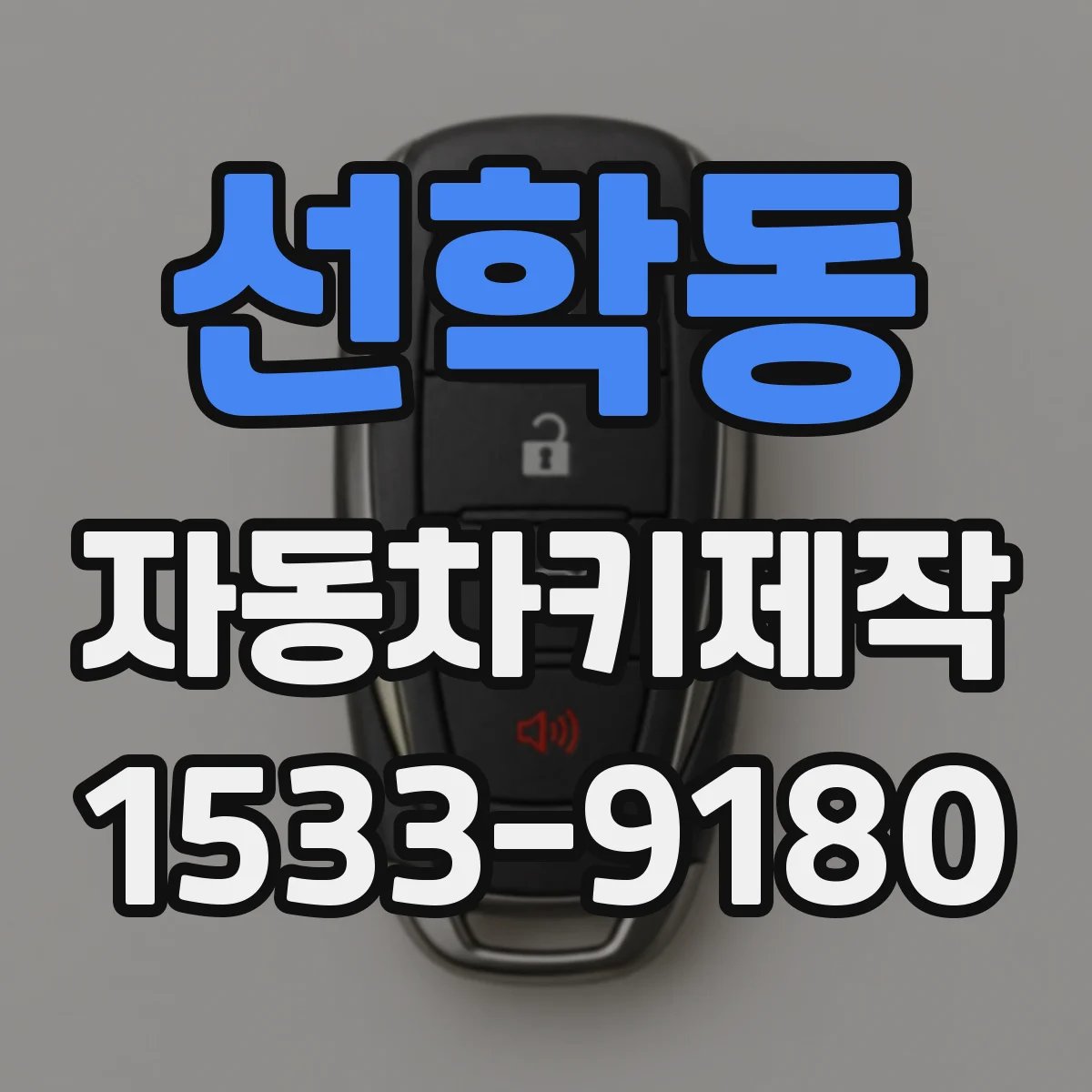 선학동 자동차키제작