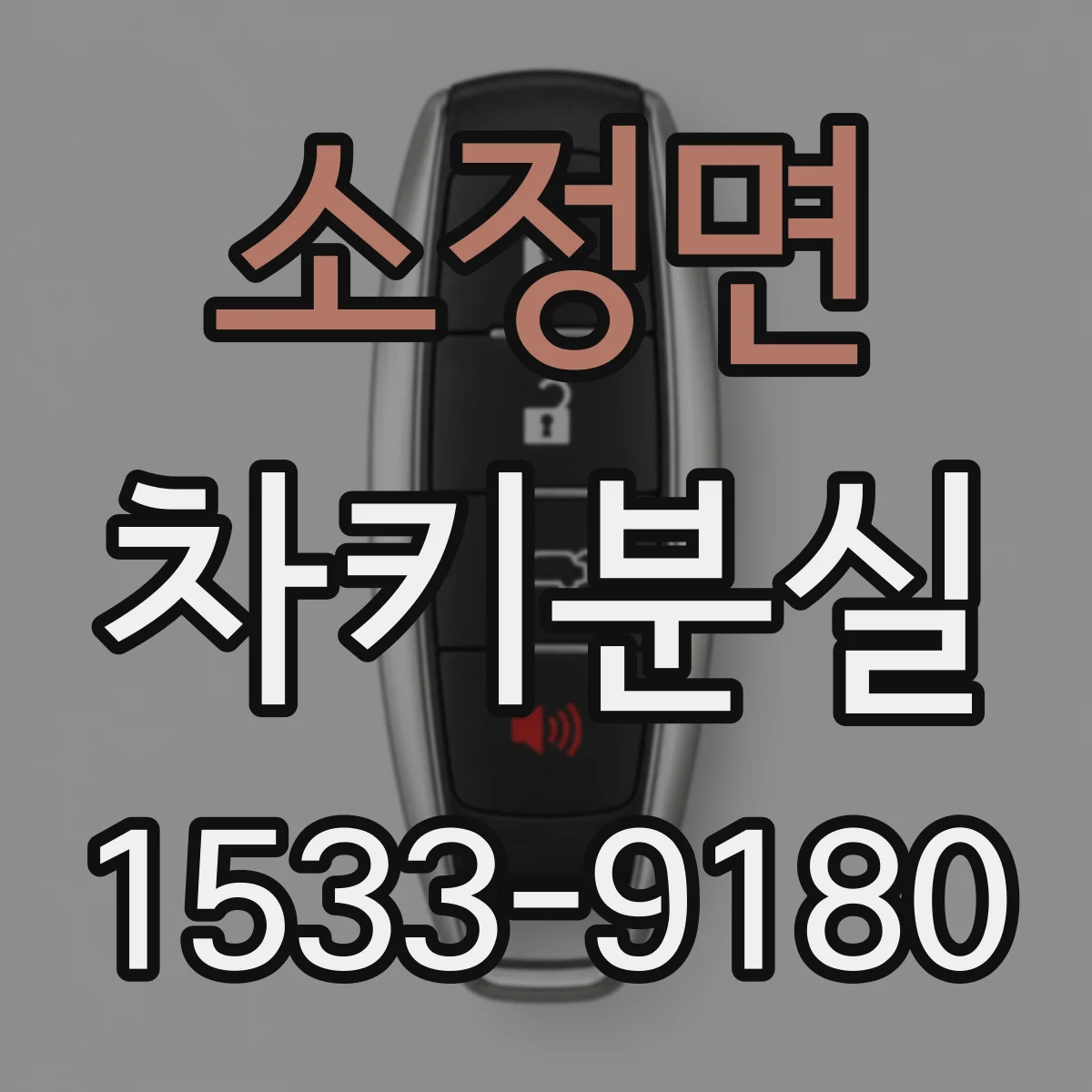 소정면 차키분실