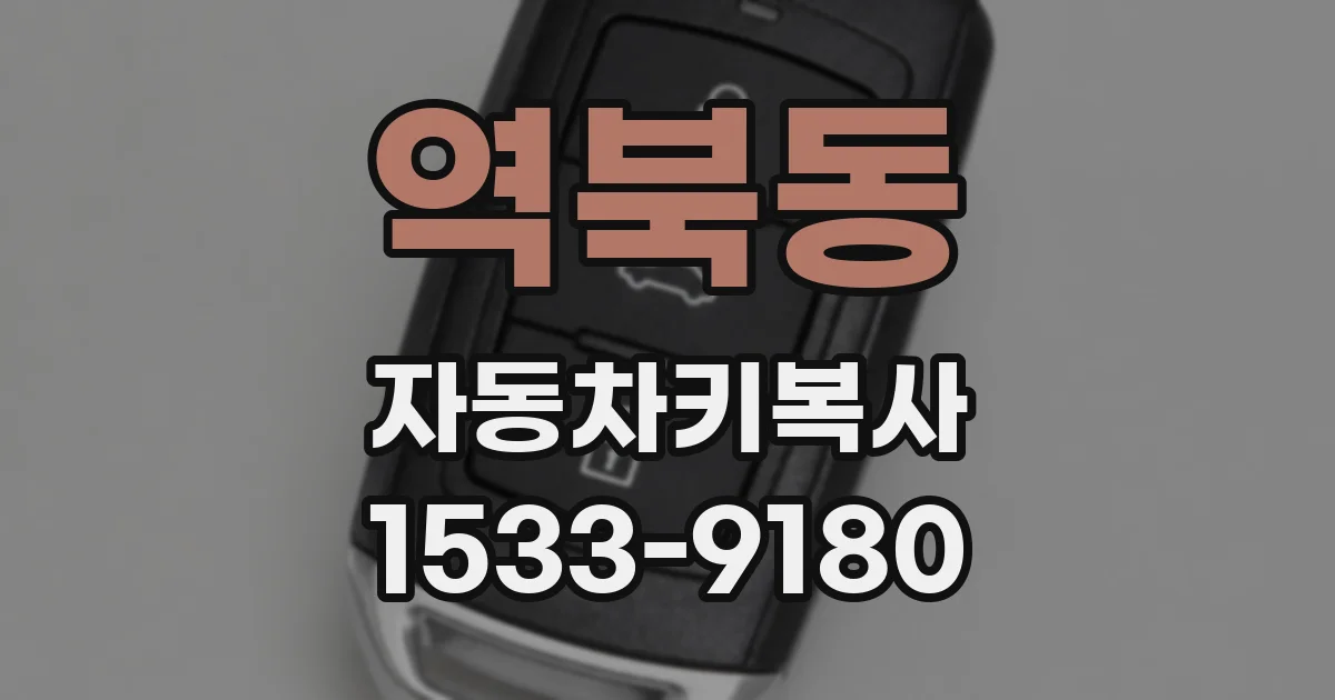 역북동 자동차키복사