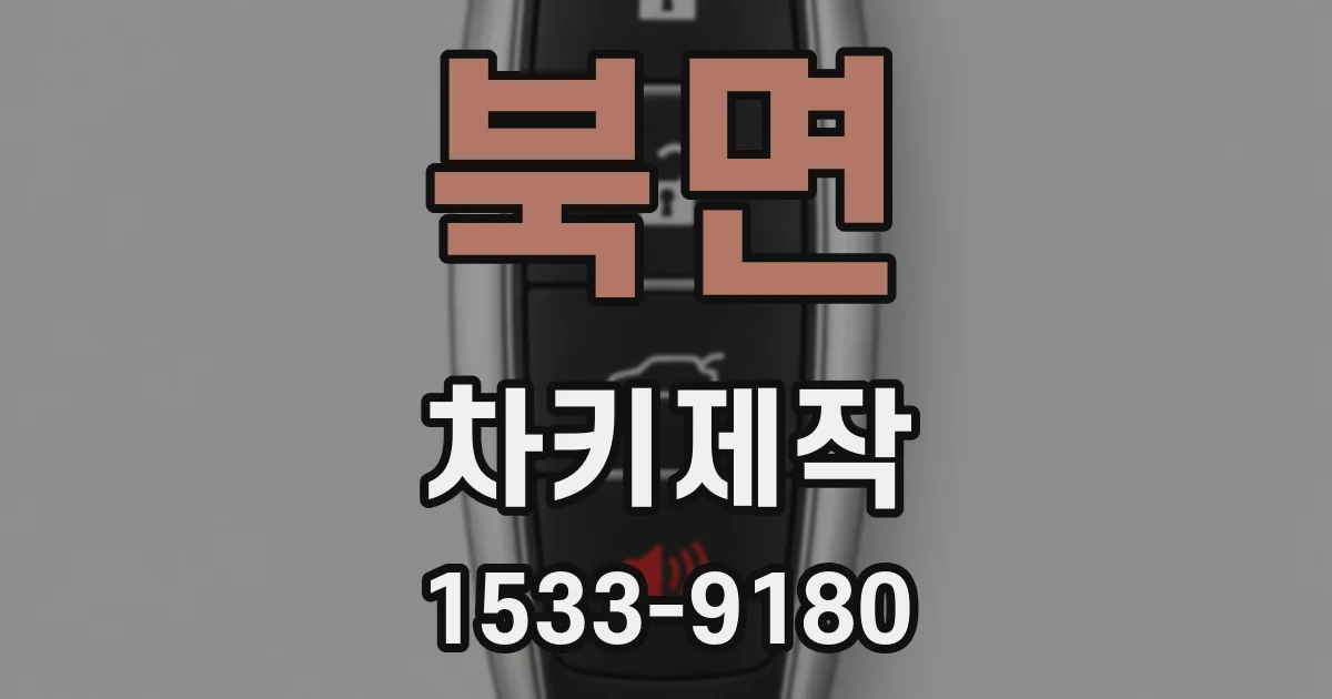 북면 차키제작