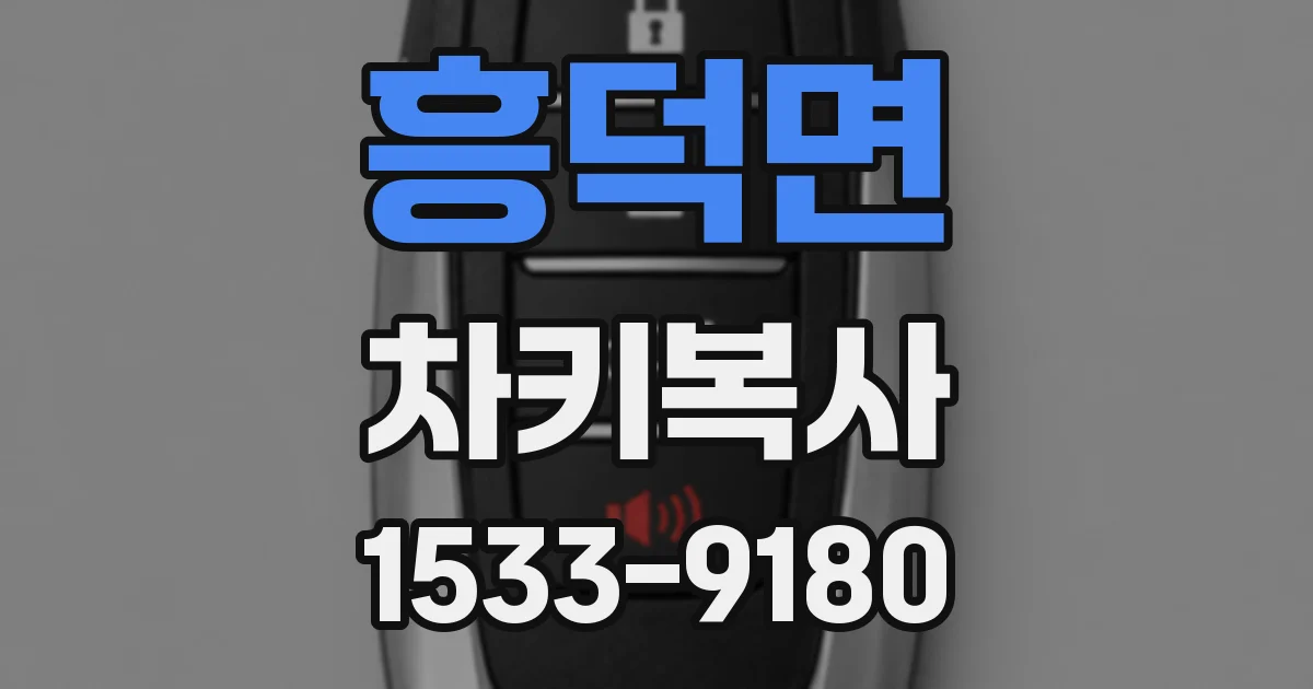 흥덕면 차키복사