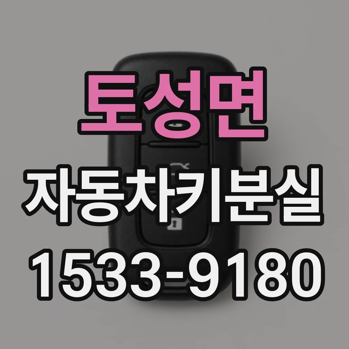 토성면 자동차키분실