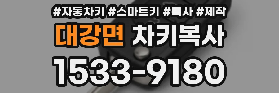 대강면 차키복사