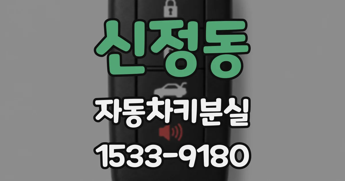 신정동 자동차키분실