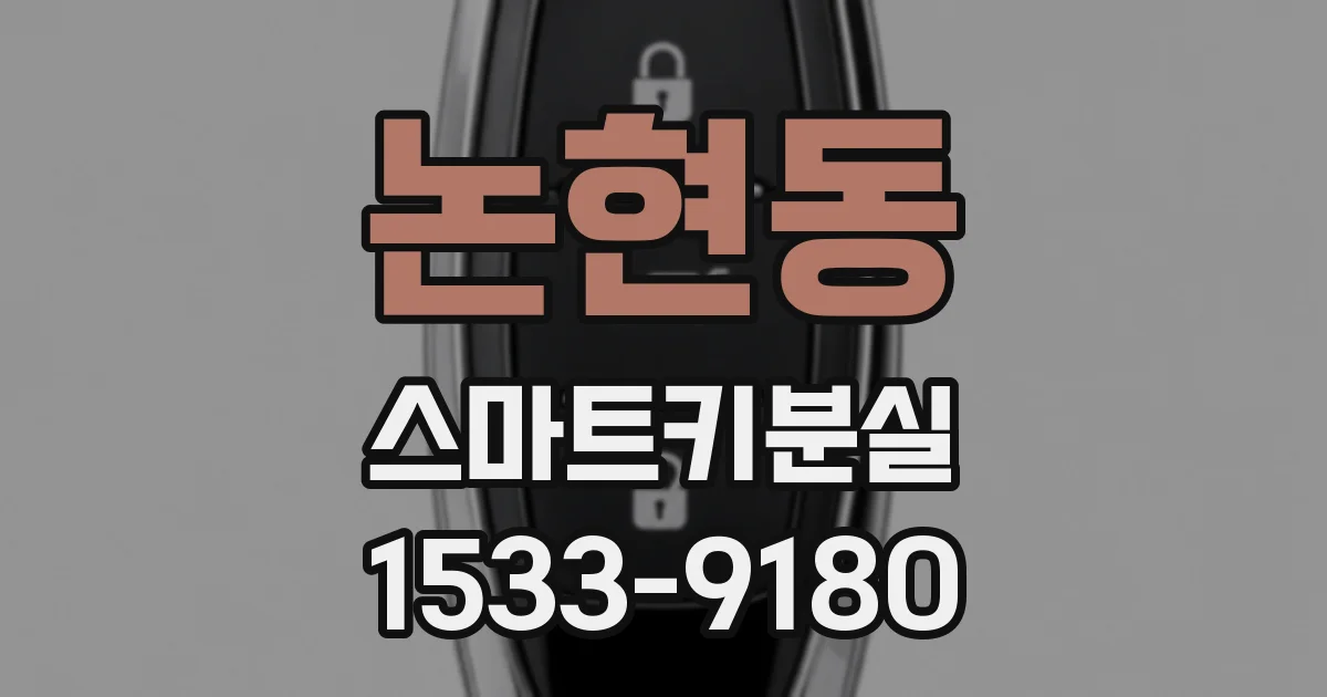 논현동 스마트키분실