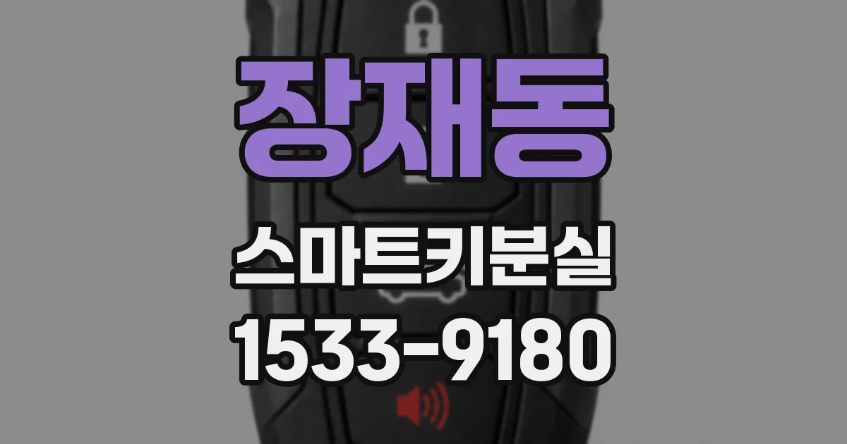 장재동 스마트키분실