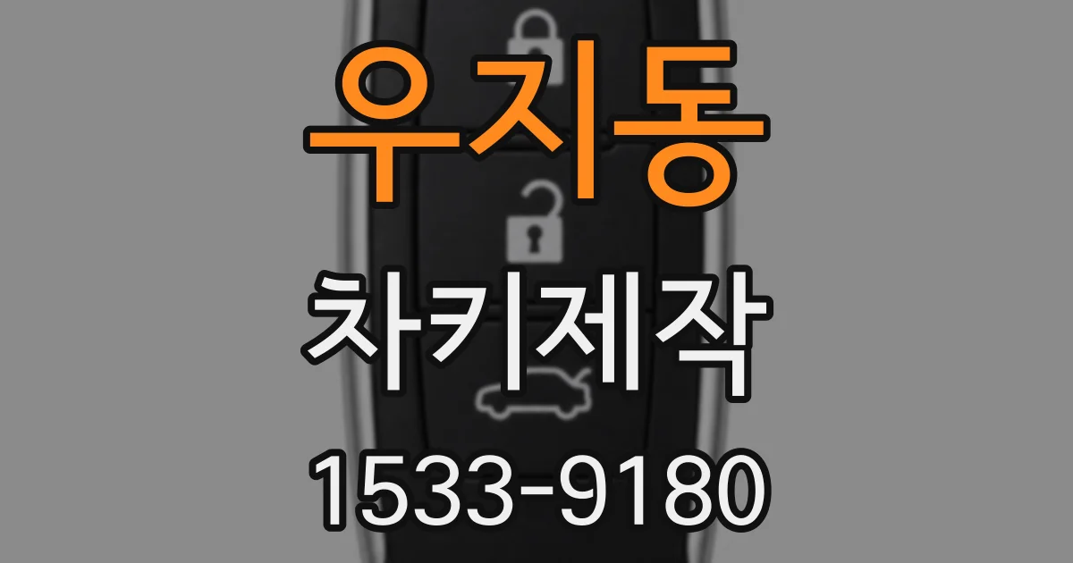우지동 차키제작