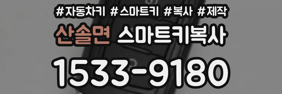 산솔면 스마트키복사