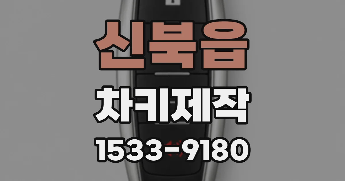 신북읍 차키제작