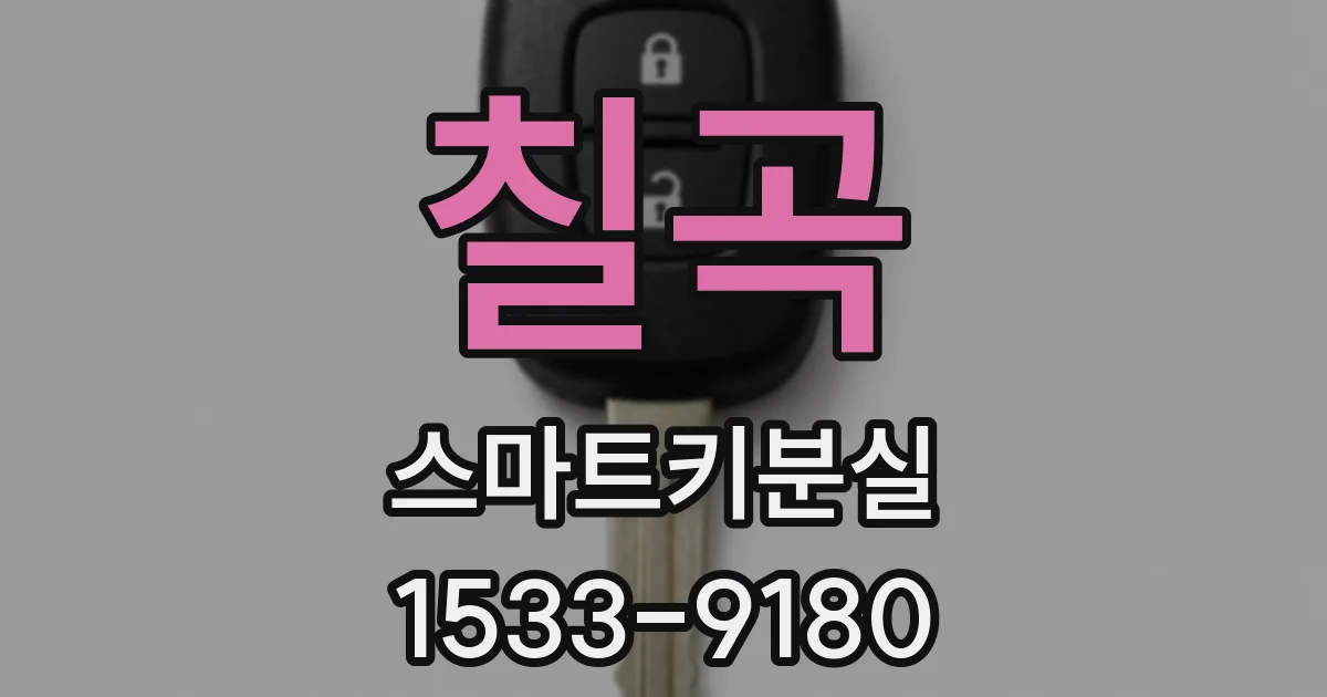 칠곡 스마트키분실