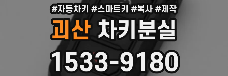 괴산 차키분실