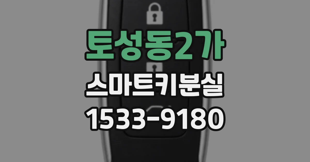 토성동2가 스마트키분실