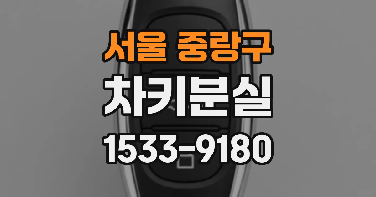 서울 중랑구 차키분실