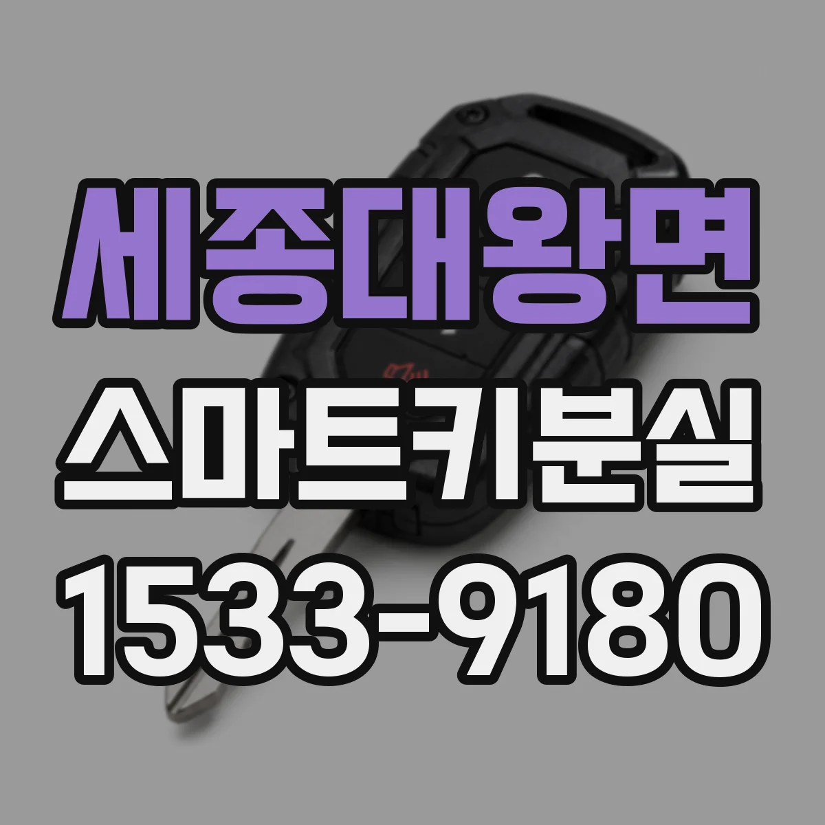 세종대왕면 스마트키분실