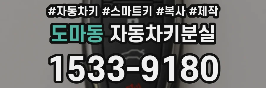 도마동 자동차키분실