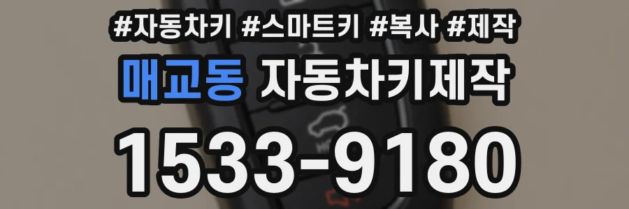 매교동 자동차키제작
