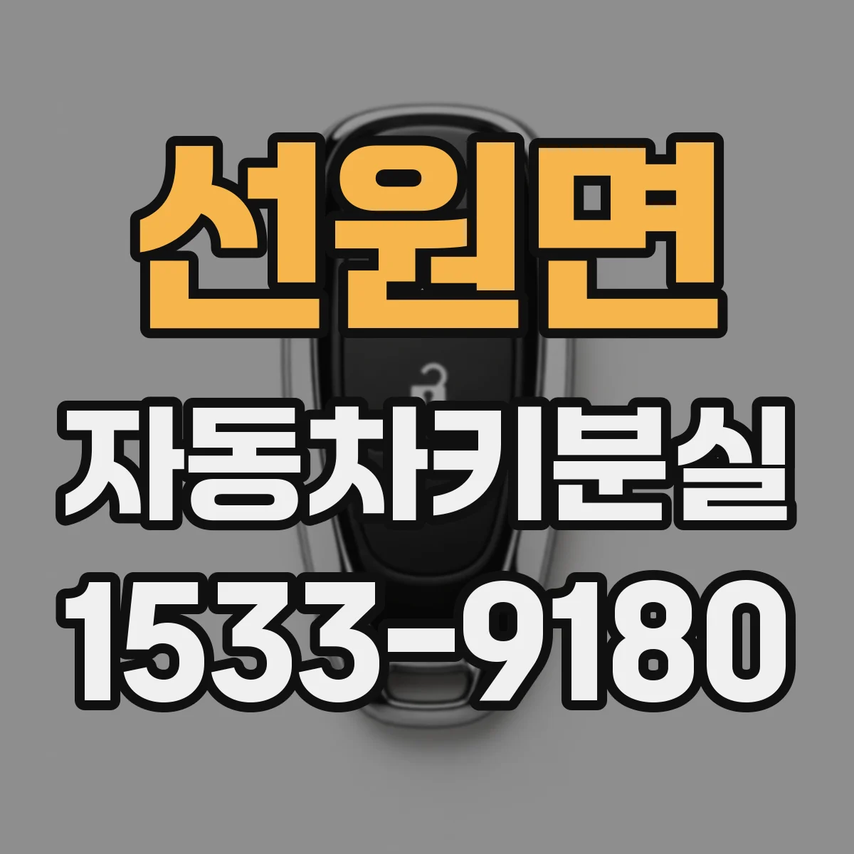 선원면 자동차키분실