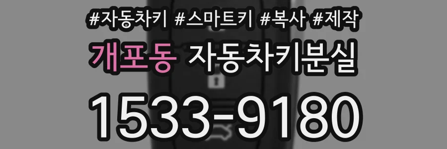 개포동 자동차키분실