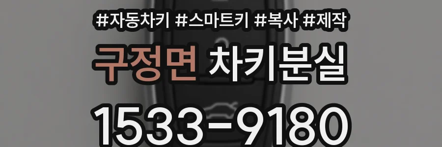 구정면 차키분실