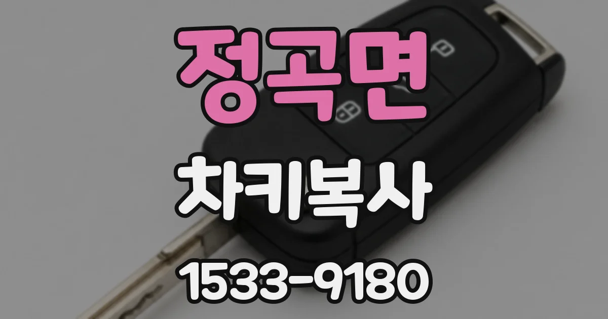정곡면 차키복사