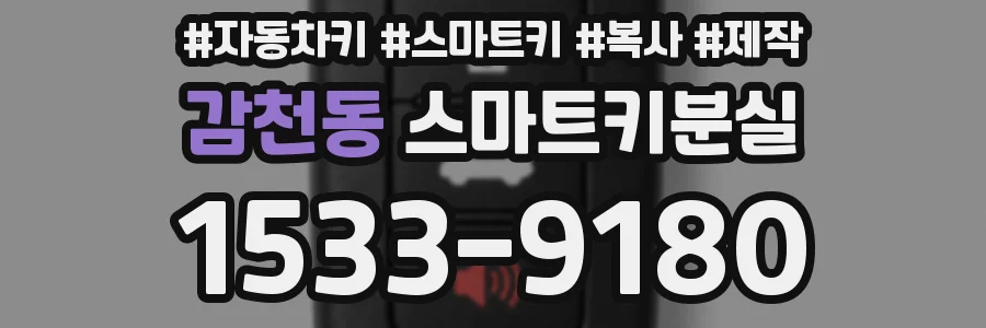 감천동 스마트키분실