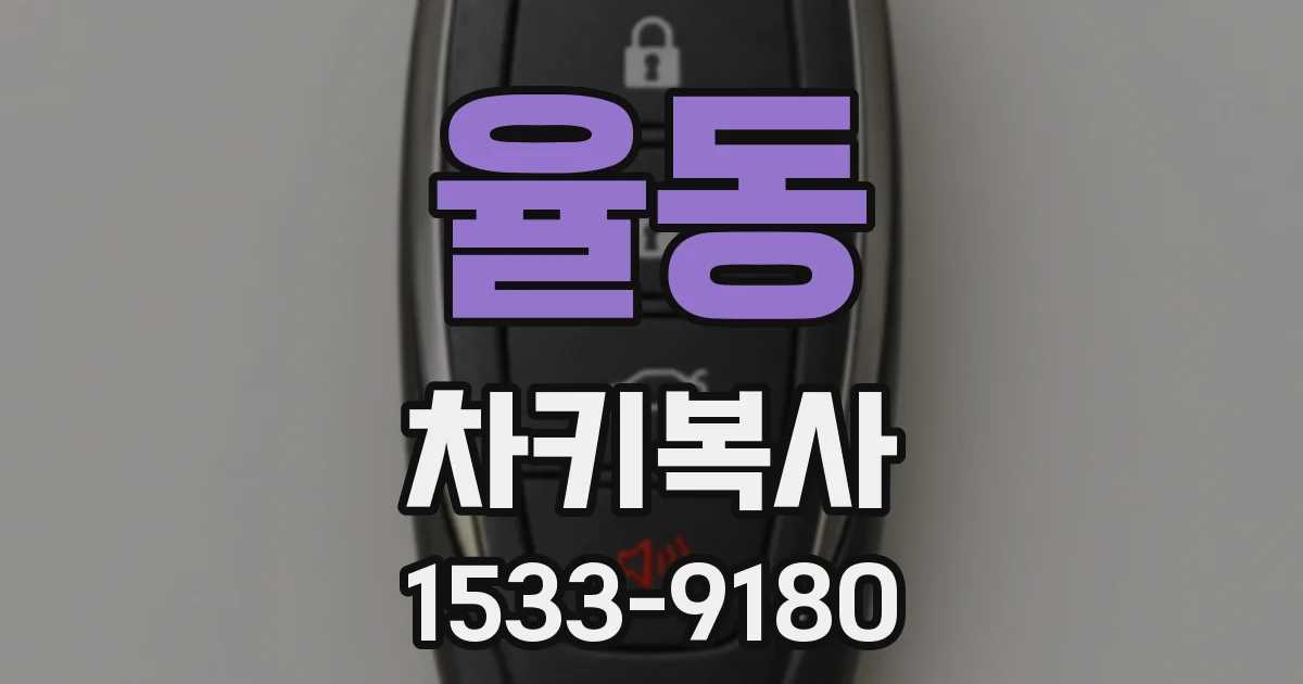 율동 차키복사