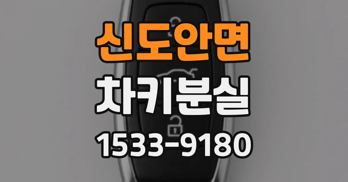 신도안면 차키분실
