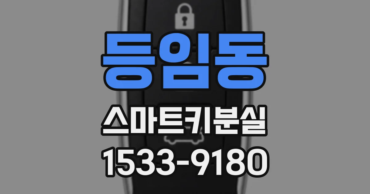 등임동 스마트키분실