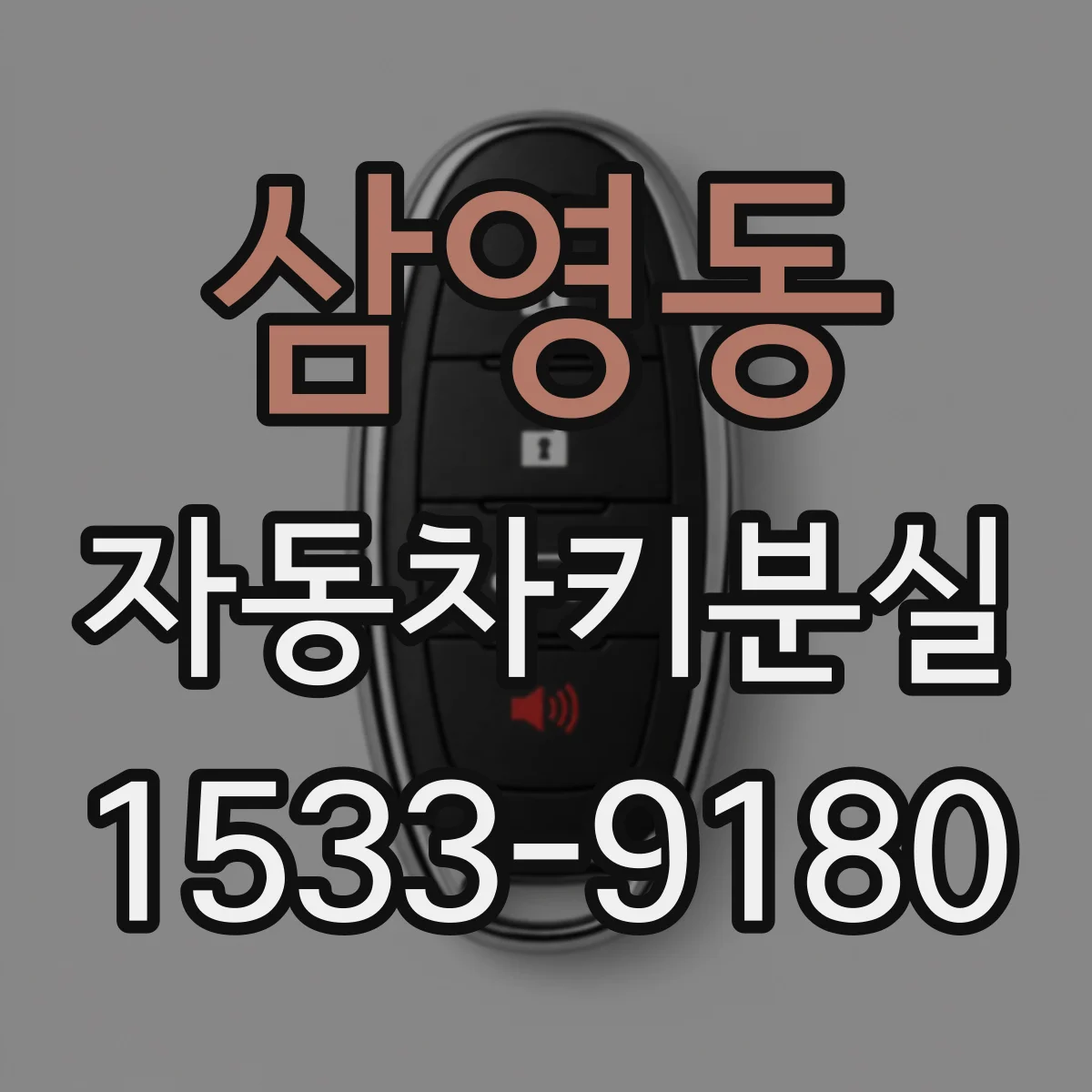 삼영동 자동차키분실